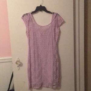 Abercrombie & Fitch Purple Lace Dress